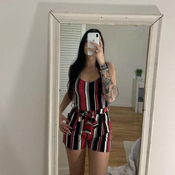 ⭐️Eclipse Colorful summer front tie romper - Picture 4 of 6